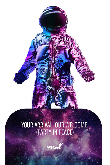 A SELECTION OF MTV VMA WELCOME POSTERS